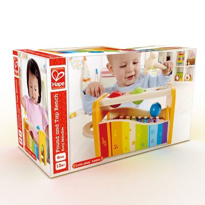 Hape Banc à marteler avec xylophone