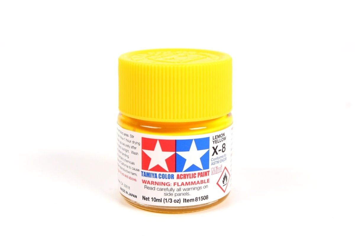 Tamiya- X-8 Glossy Lemon Yellow