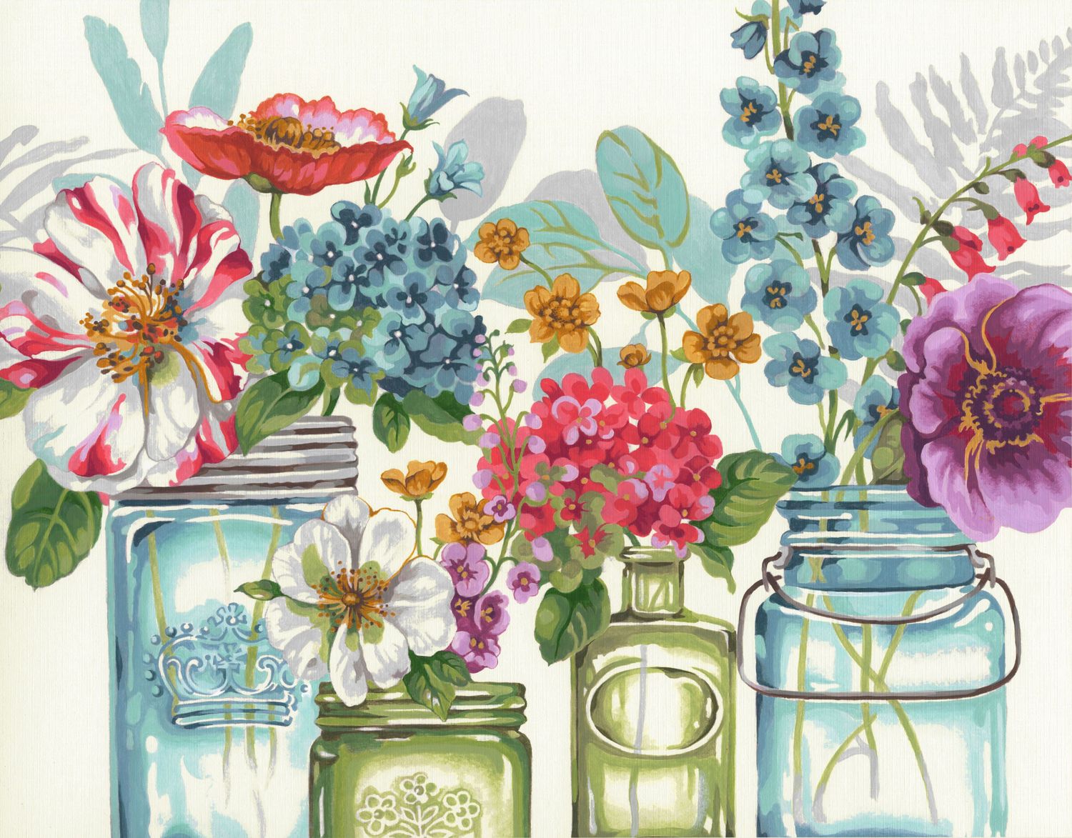 PaintWorks- fleurs Arc-en-ciel