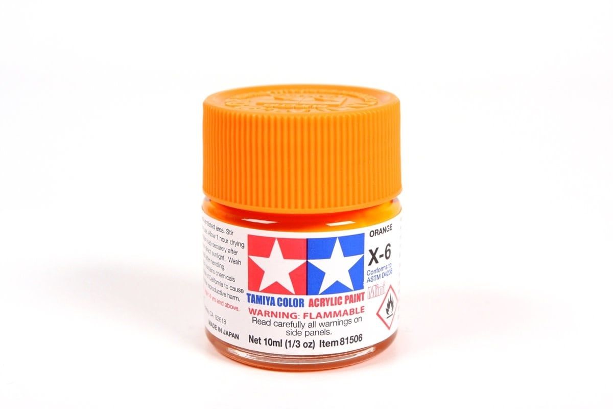 Tamiya- X-6 Glossy Orange