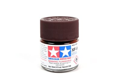 Tamiya- XF-9 Flat Hull Red
