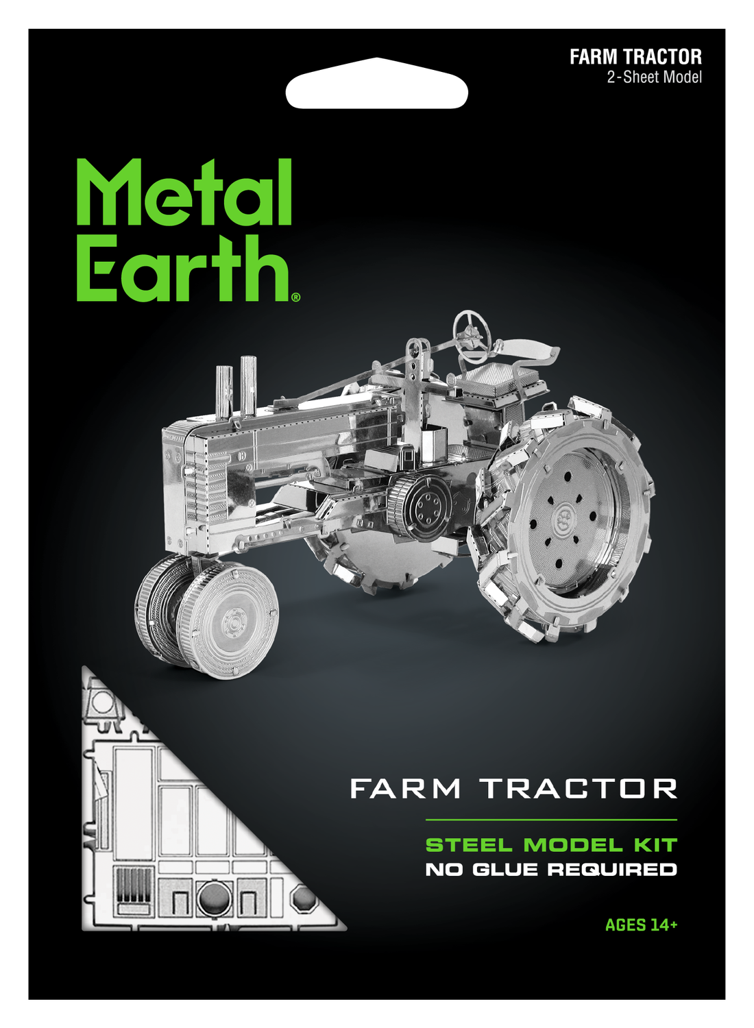 Metal Earth - tracteur de ferme