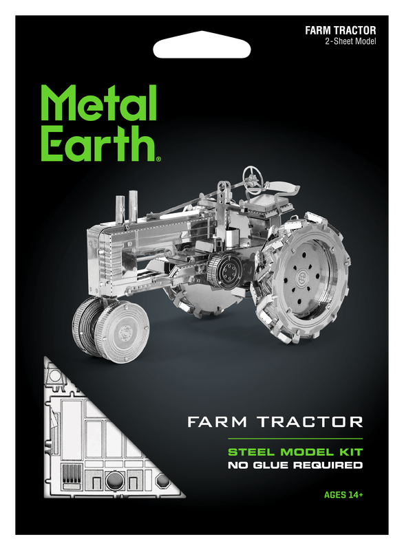 Metal Earth - tracteur de ferme