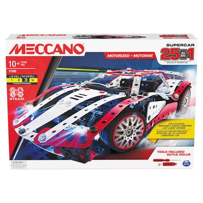 Meccano - Ensemble 25 modèles - Super voiture