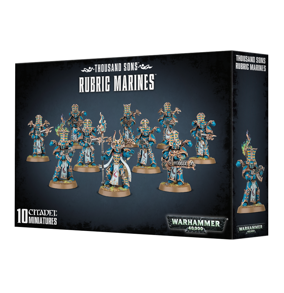 Warhammer 40k - Thousand Sons Rubric Marines