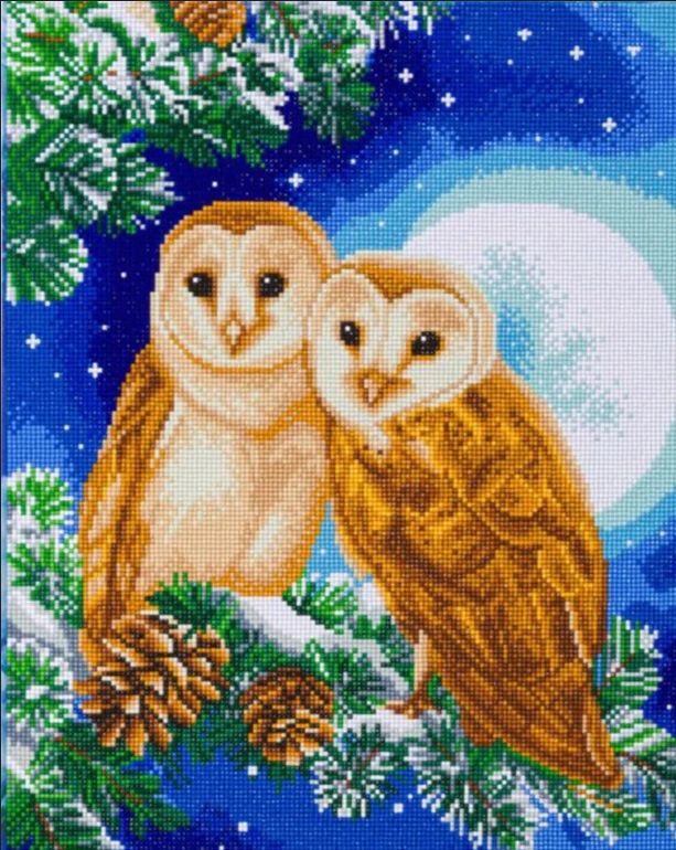 Craft Buddy - Crystal Art - Moonlight Perch (50 x 40 cm)