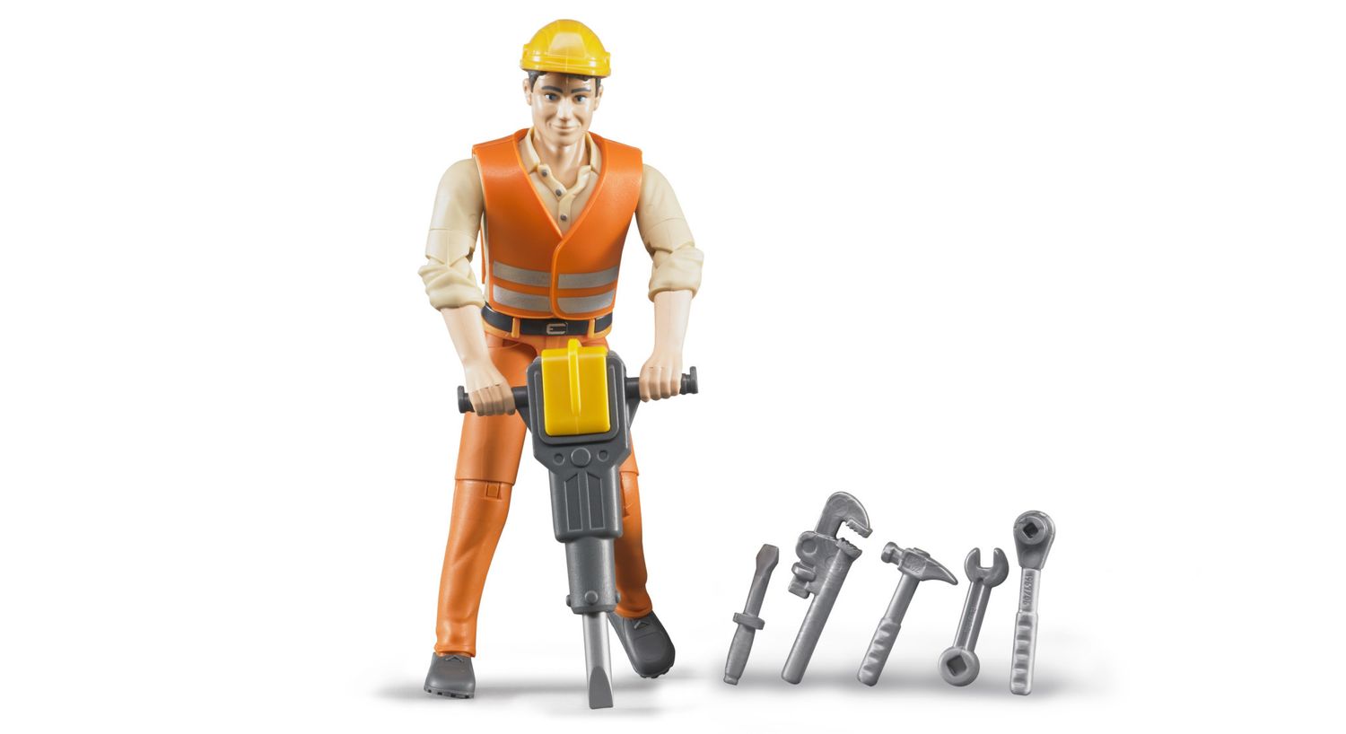 Bruder 60020 - Ouvrier de chantier avec accessoires
