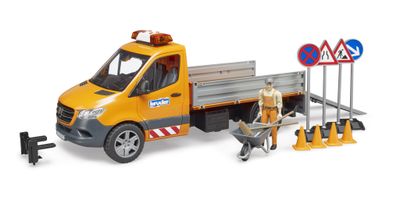 Bruder 02677  Mercedes Travaux Public avec module de son et accessoires