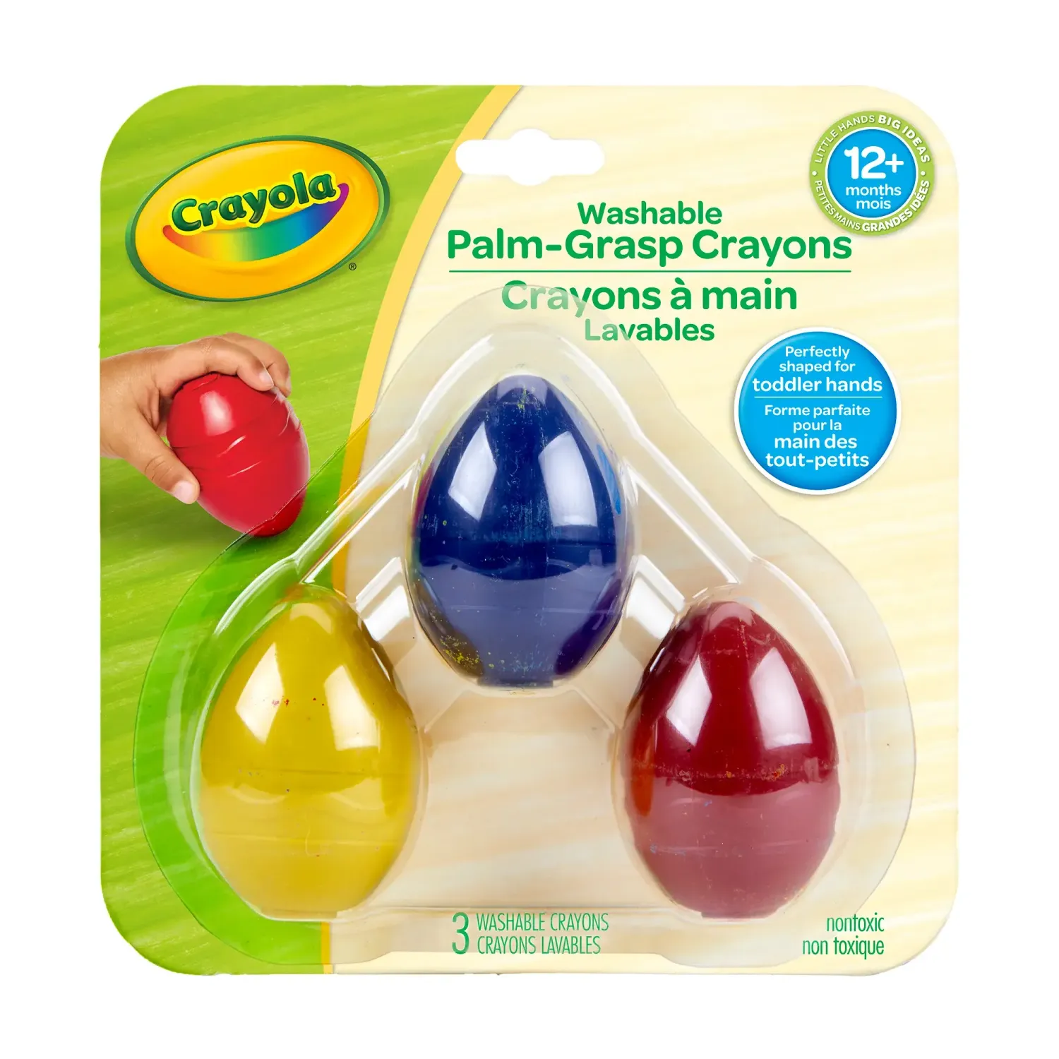 Crayola 3 crayons à mains lavables