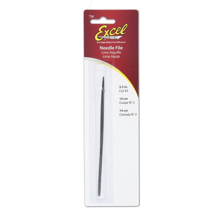 Excel - Lime Aiguille 14cm (Triangulaire)