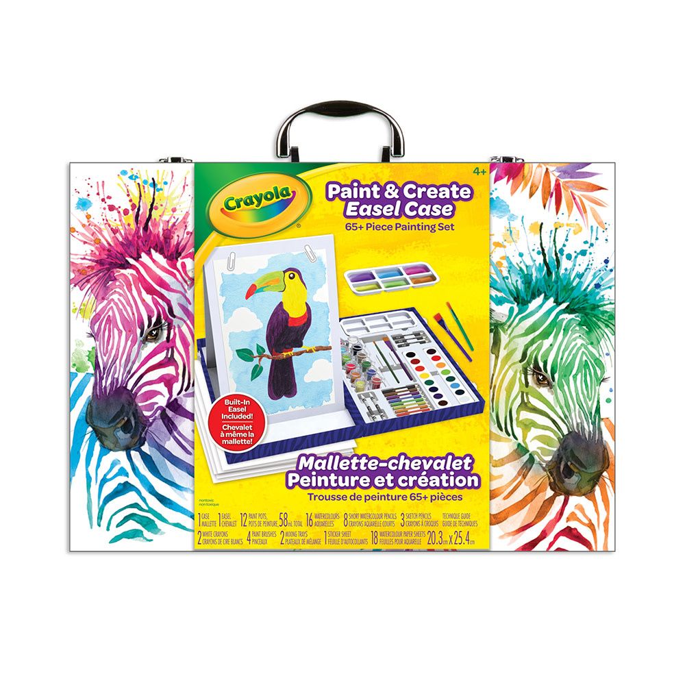 Crayola - Mallette-chevalet Peinture &amp; création
