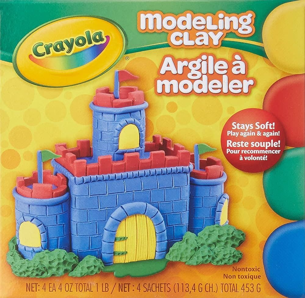 Crayola argile à modeler 4 couleurs