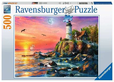 Ravens 500 - Phare au coucher du soleil ( Lighthouse at sunset )