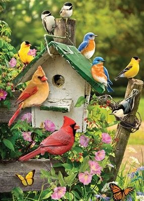 Cobble Hill 35 - Singing around the birdhouse (Tray)