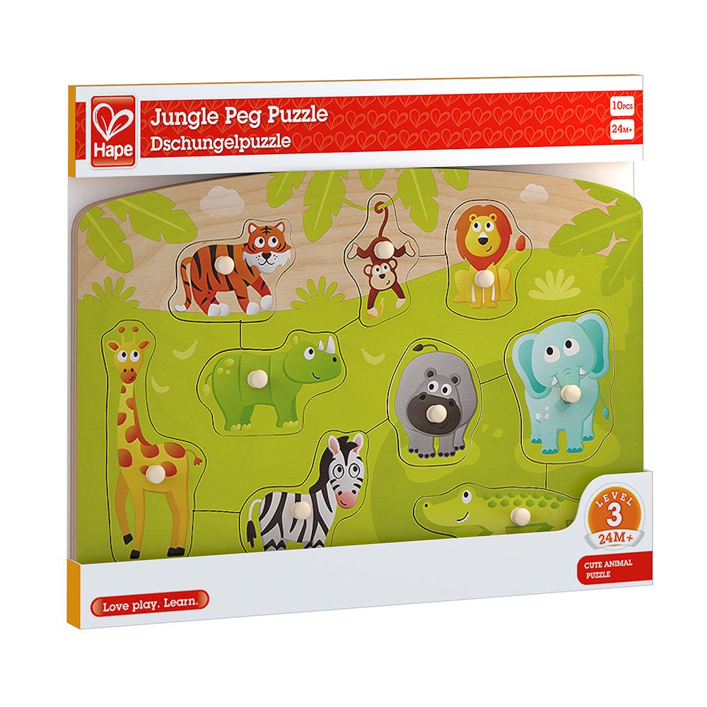 Hape - Jungle Peg Puzzle