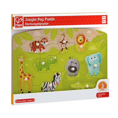 Hape - Jungle Peg Puzzle