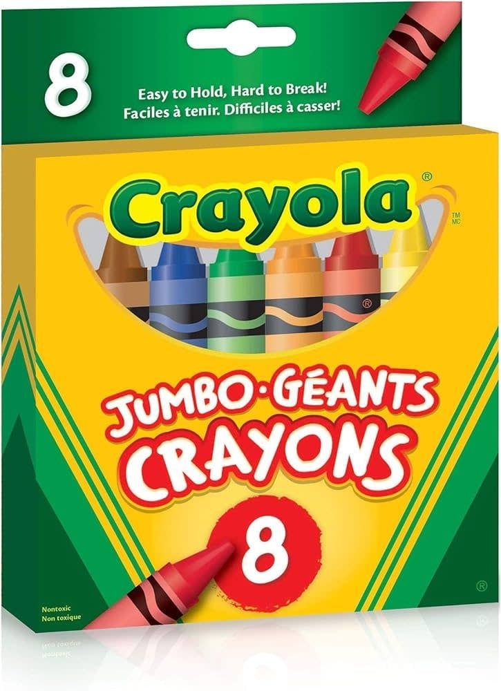 Crayola - Crayons Geants 8pqt