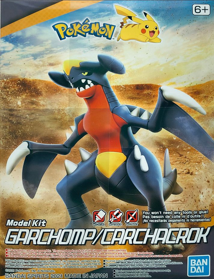Bandai - Pokémon Model Kit - Garchomp/Carchacrok