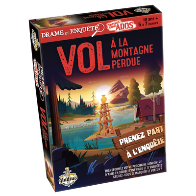 Drame et Enquête (Version pour ados) - Vol à la Montagne Perdue