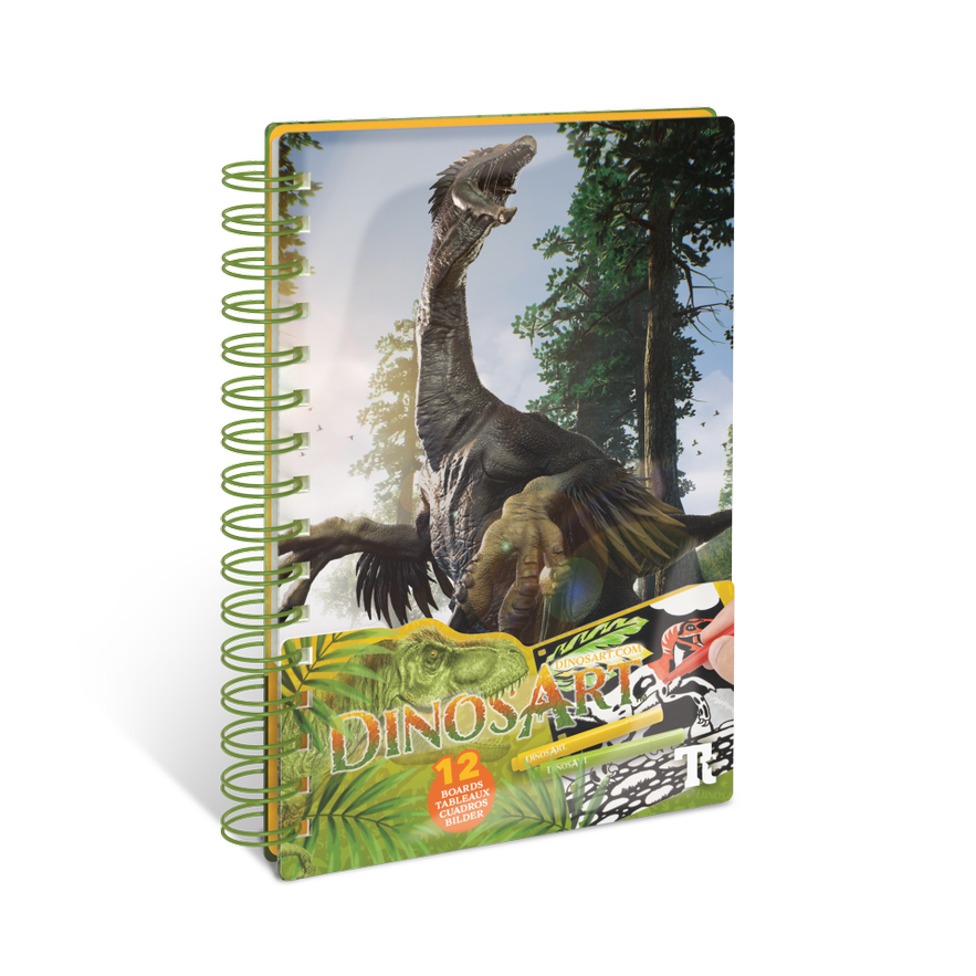 *****DinosArt - Tableaux de velours - Petit carnet créatif