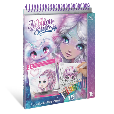 Nebulous Stars - Livre à colorier à l’aquarelle
