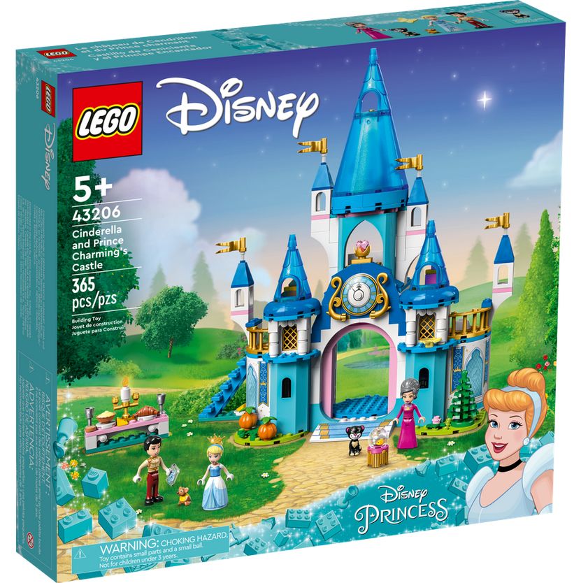 *****Lego 43206 Disney - Le château de Cendrillon et du prince charmant