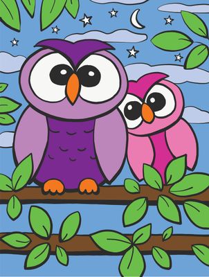 Royal &amp; Langnickel – Painting by Numbers My First - Chouettes