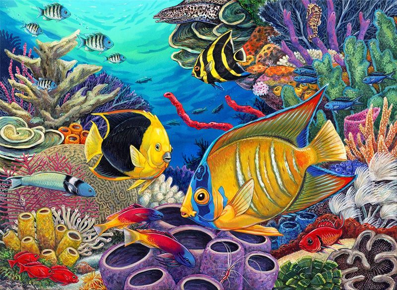 Royal &amp; Langnickel – Painting by Numbers Junior Large - Récif des Caraïbes