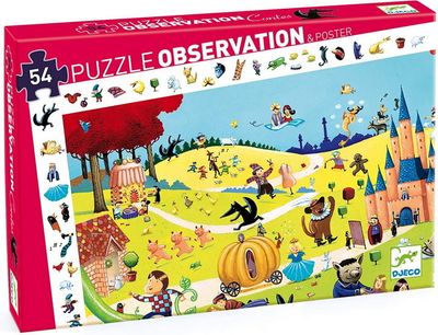 Djeco - Puzzle Observation 54 - Contes