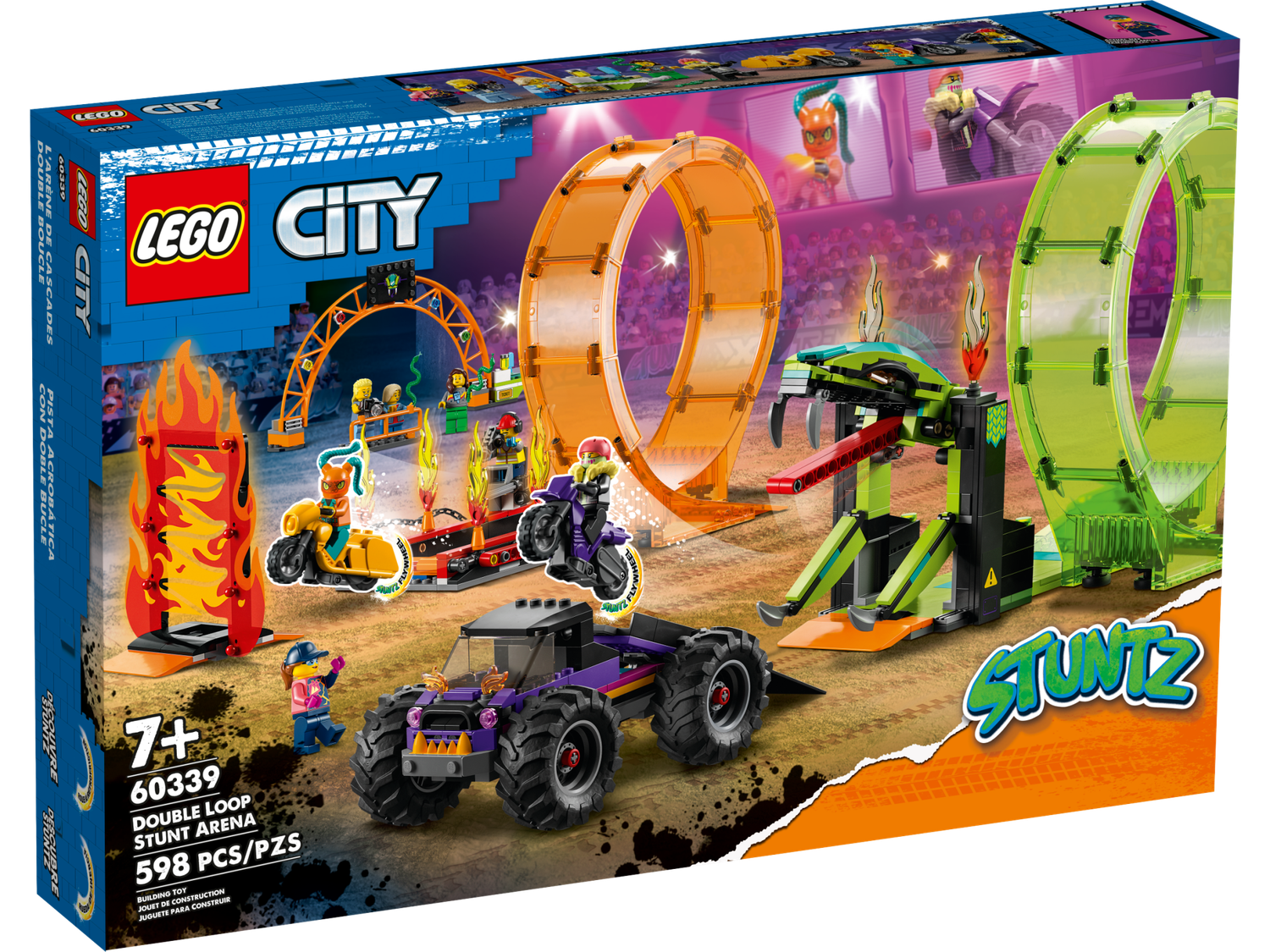 *****Lego 60339 City - L’arène de cascades double boucle