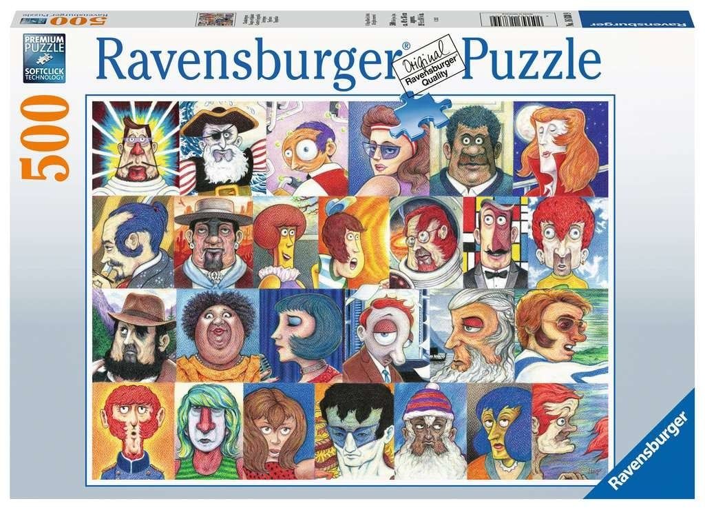 Ravens 500 - Visages et alphabet