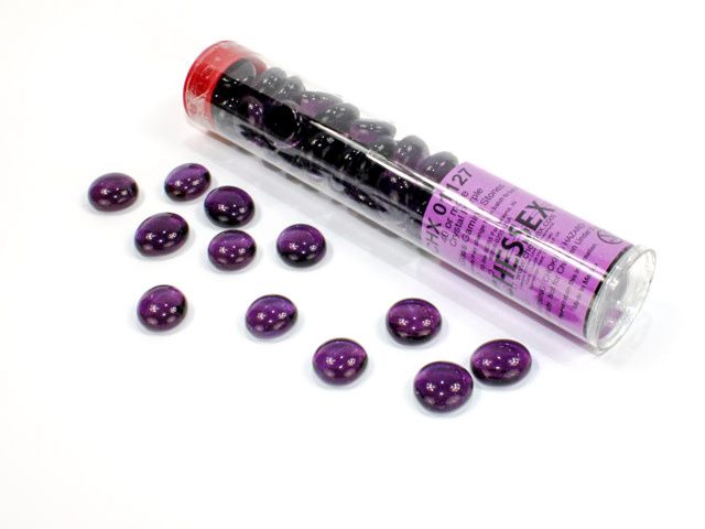 Chessex tube de marqueurs en verre  VIOLET