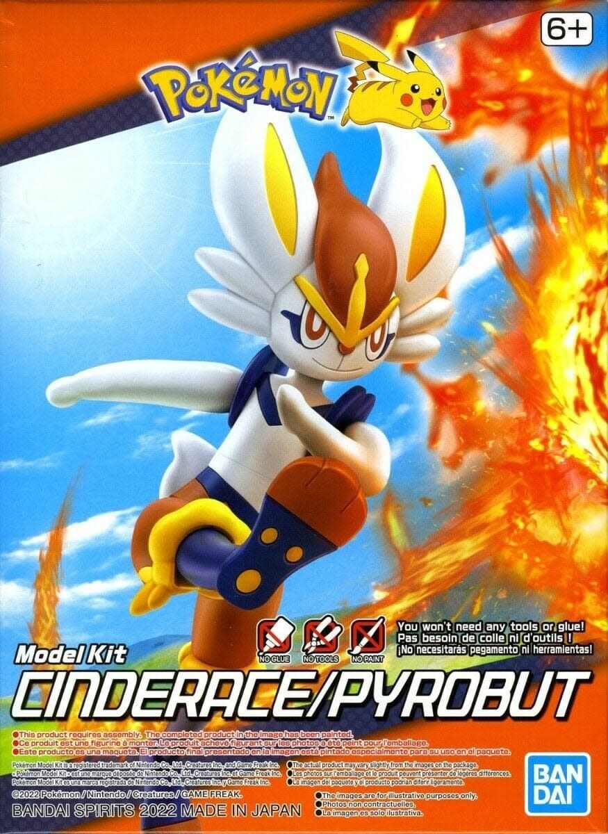 Bandai - Pokémon Model Kit - Cinderace/Pyrobut