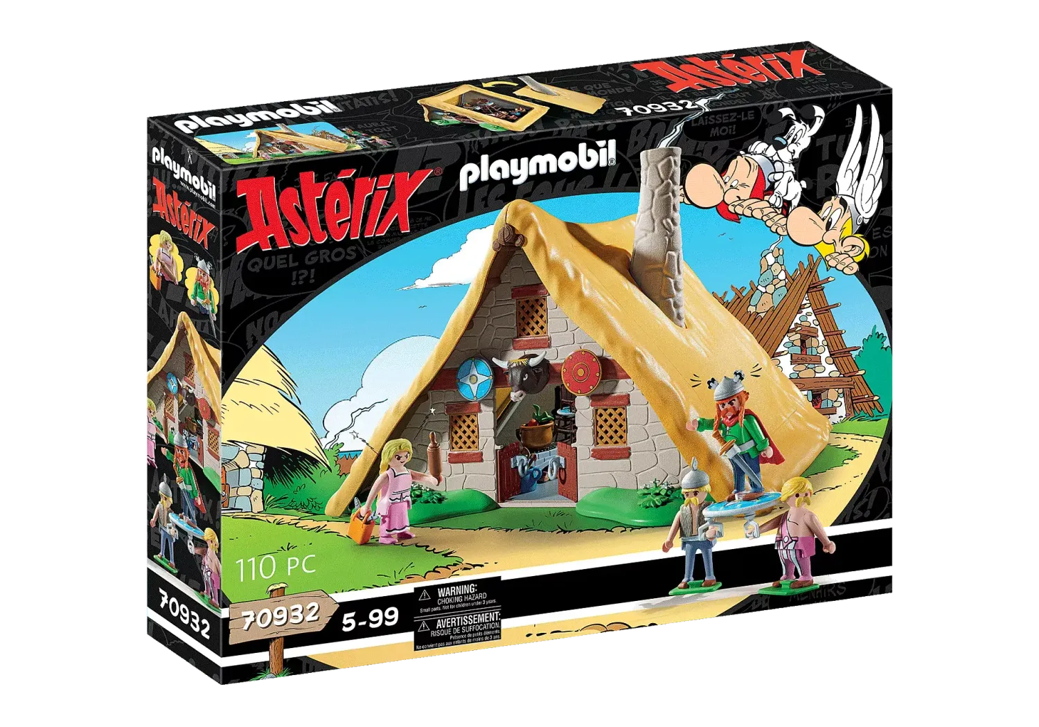 Playmobil Astérix 70932 - La hutte d'Abraracourcix
