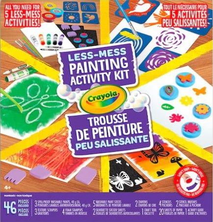 Crayola trousse de peinture peu salissante