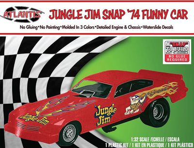 Atlantis - Jungle Jim '74 Funny Car Snap Model Kit