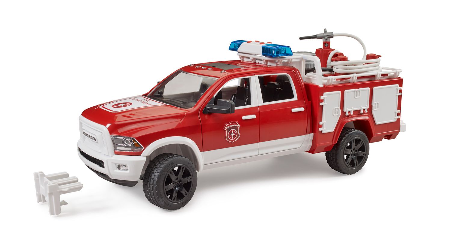 *****Bruder 02544 - RAM 2500 Chariot d’intervention de pompiers avec module son et lumière