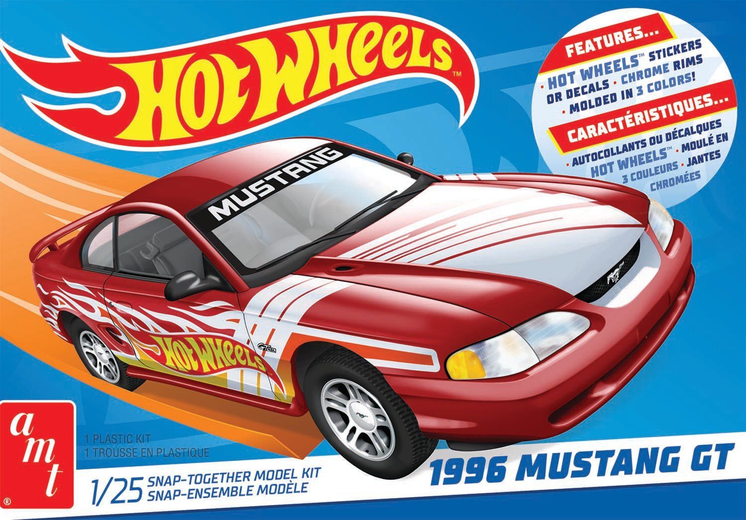 AMT - 96 Mustang GT Hot Wheels