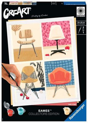 ***** Ravens CreArt  Painting by numbers Take a seat