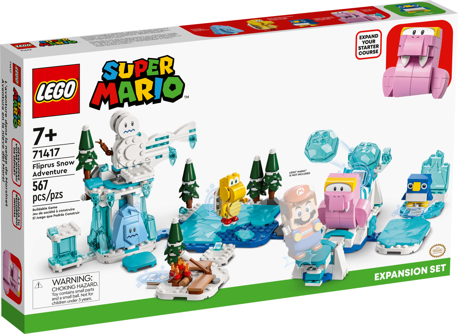 *****Lego 71417 Super Mario - Ensemble d'extension L’aventure dans la neige de Morsinet