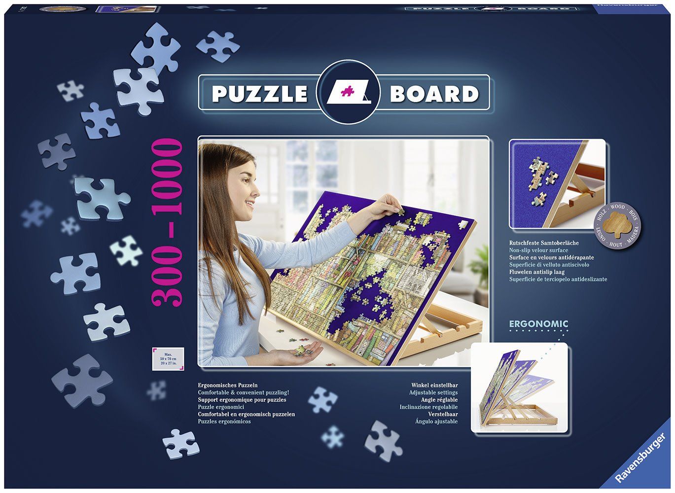 Plateau pour puzzle en bois
