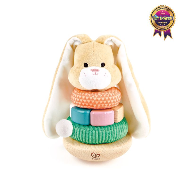 Hape anneaux à empiler Lapin