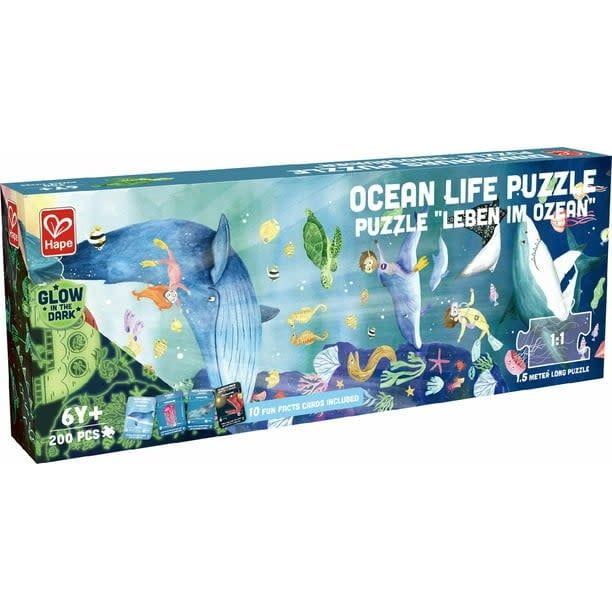 Hape Puzzle 210 pcs l'océan brille dans le noir
