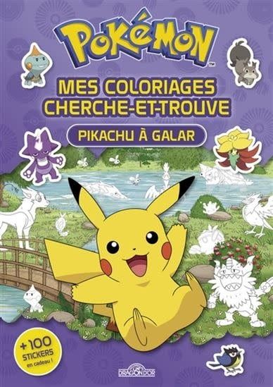 Pokémon - Mes Coloriages Cherche-Et-Trouve - Pikachu à Galar