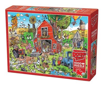 Cobble Hill 1000 - Doodle Town : Farmyard Folly