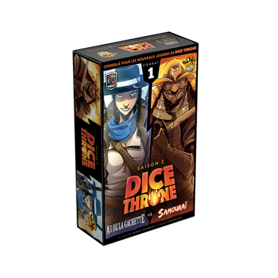 Dice Throne Saison 2 - Combat 1 : As de la Gâchette VS Samouraï