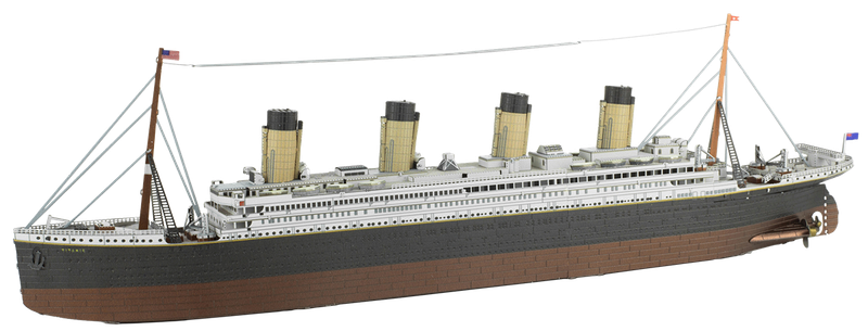 Metal Earth Premium Series, RMS Titanic, 3 feuilles