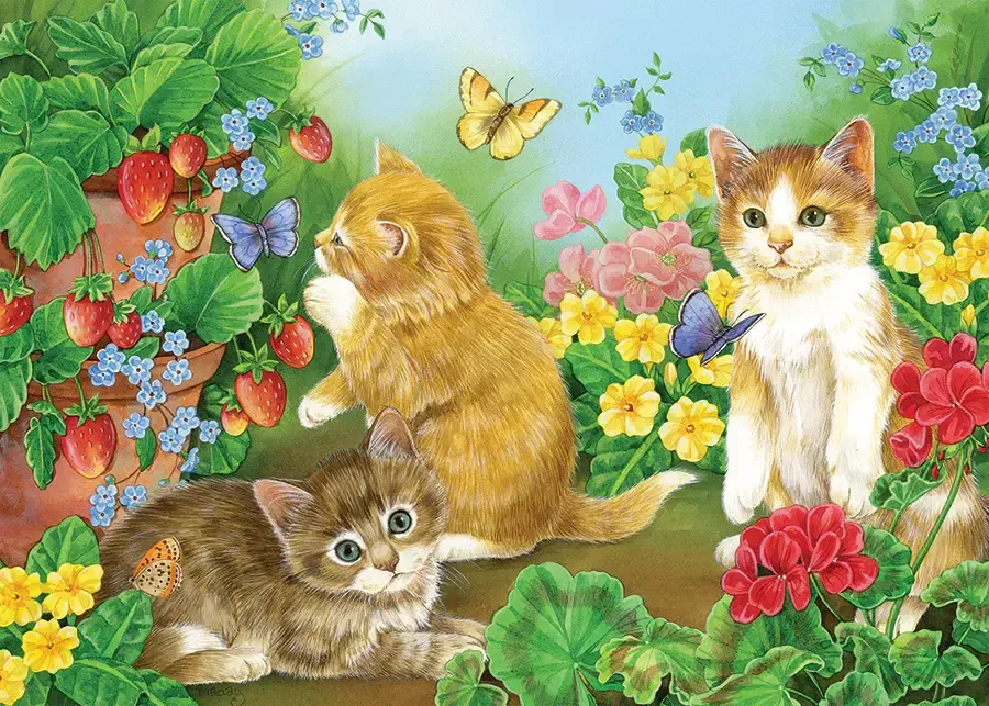 Cobble Hill 35 - Kitten Playtime (Tray)