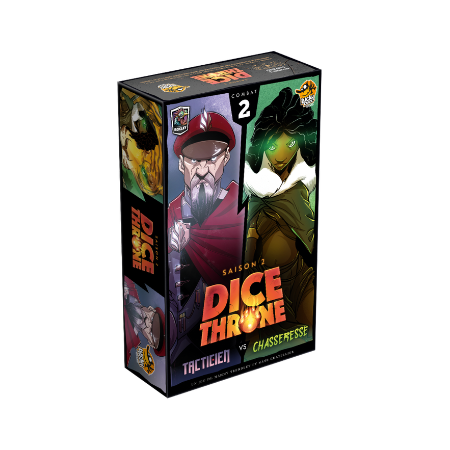 Dice Throne Saison 2 - Combat 2 : Tacticien VS Chasseresse