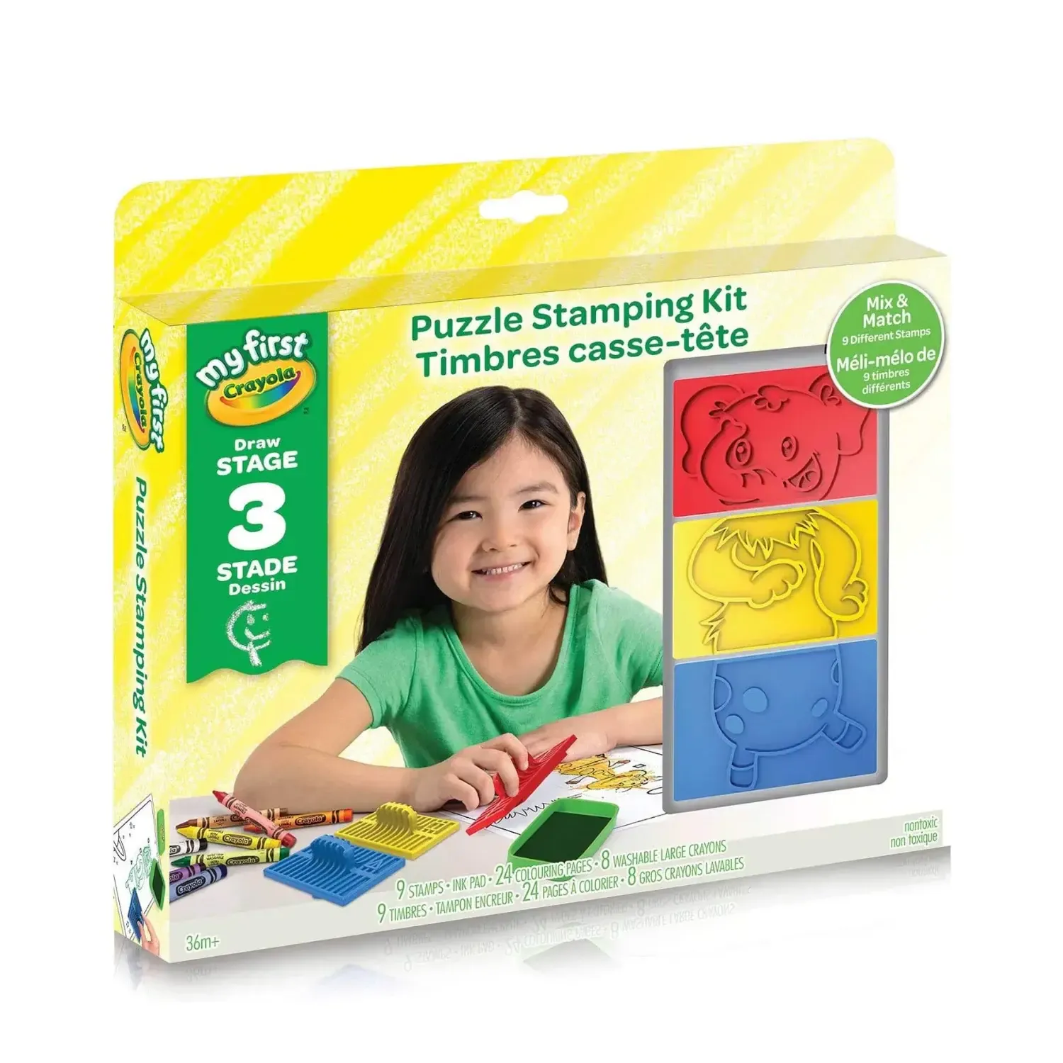 Crayola Timbres casse-tête avec encreur